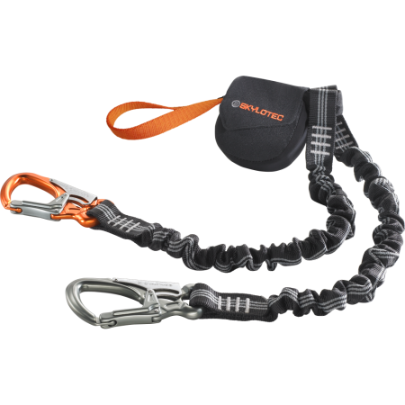 Longe via ferrata Skylotec Skysafe Duro noir / orange Black/Orange