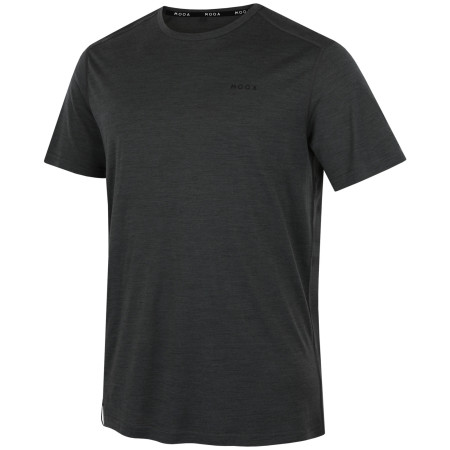 T-shirt homme MOOA Merino Lyolite 150 Short noir black melange