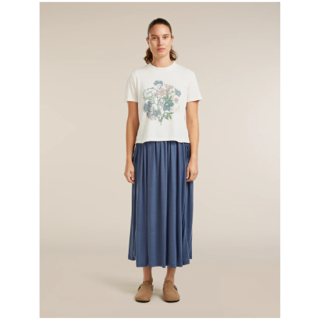 T-shirt femme Icebreaker Merino 150 Tech Lite SS Crop Tee NZ Flora