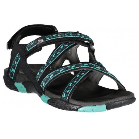 Sandales femme Hannah Fria Lady noir/vert