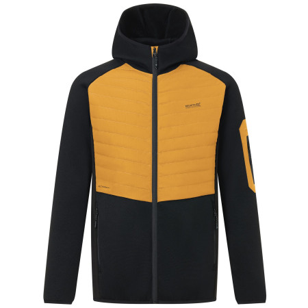 Veste hybride pour homme Regatta Newhill Hybrid noir / jaune WdBrn/Blck
