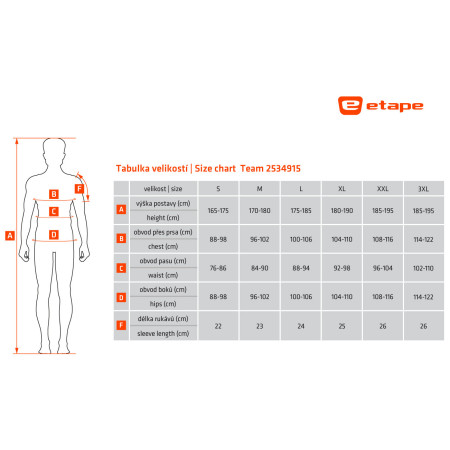 Maillot vélo homme Etape Team