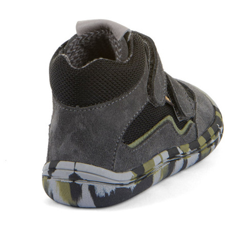 Chaussures barefoot toutes saisons pour enfant Frodo Barefoot Tex Fun Autumn Grey/Black