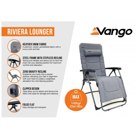 Chaise Vango Riviera Lounger
