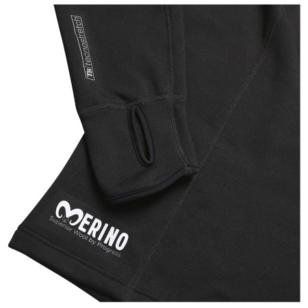 Sweatshirt fonctionnel homme Progress Torez Zip Merino