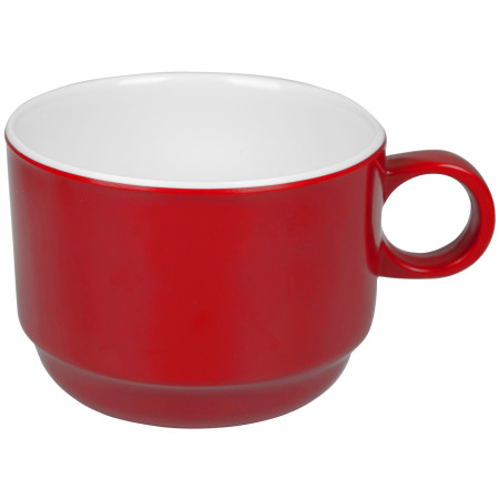 Tasse Bo-Camp Cup Melamine 2 rouge Red/White