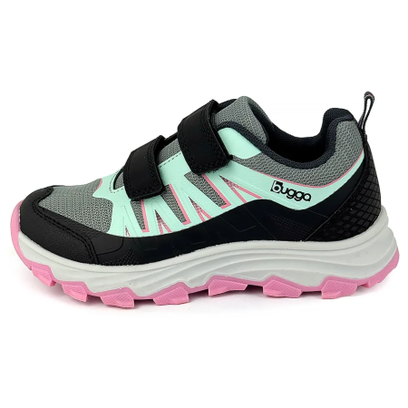 Chaussures à velcro pour enfants Bugga Tara Gray