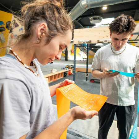 Élastiques de muscilation YY VERTICAL Warm Up Band Orange Hard