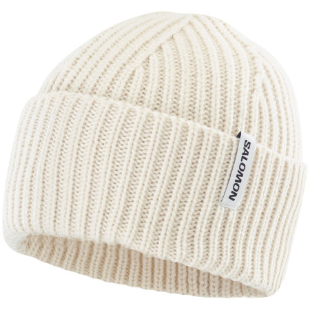 Bonnet Salomon Snowbird Beanie U blanc WHISPER WHITE