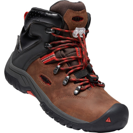 Chaussures enfant Keen Torino II MID WP Y brun TortoiseShell/FireyRed