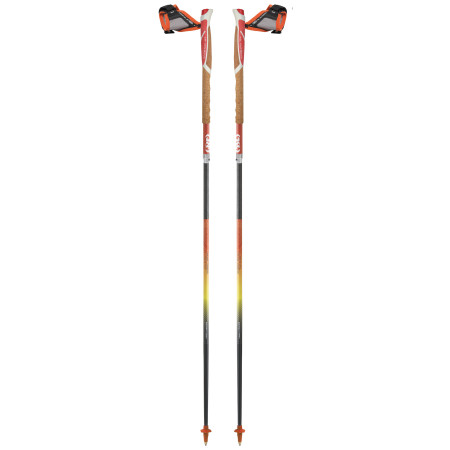 Bâtons de cross trail TSL Trail Carbon 4 Cork Cross orange / jaune GOYAVE/YELLOW