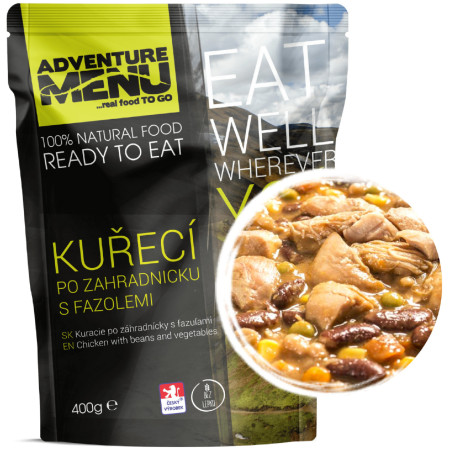 Repas prêt à manger Adventure Menu Poulet du jardin 400 g