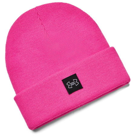 Bonnet de ski femme Under Armour Halftime Cuff rose clair Rebel Pink / Black / White