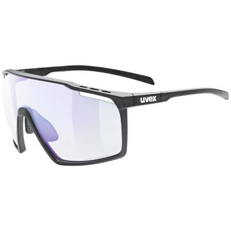 Lunettes sport Uvex Mtn Perform V vert Black Mat/Litemirror blue