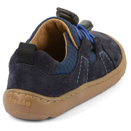 Baskets pour enfant Frodo Barefoot trekk Dark Blue