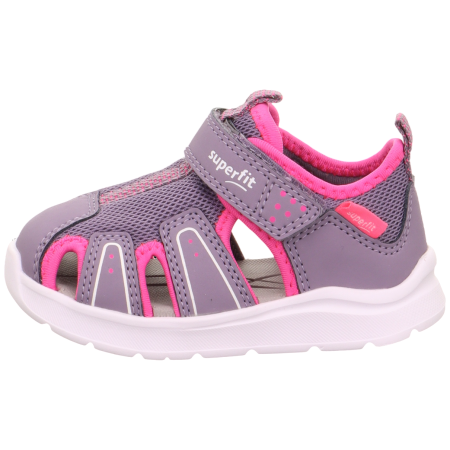 Sandales enfant Superfit Wave Purple rose LILA