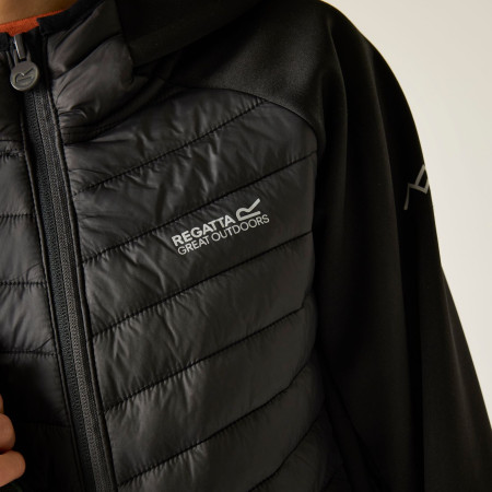 Veste enfant Regatta Junior Andreson Hybrid Black/Sealgr