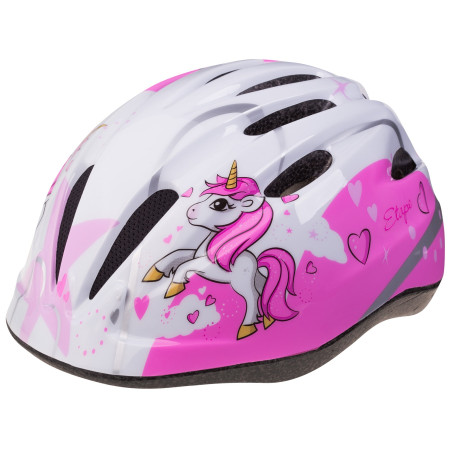 Casque enfant Etape Rebel rose / blanc White/Pink
