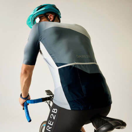 Maillot vélo homme Dare 2b Lightning Short Sleeve Printed Jersey