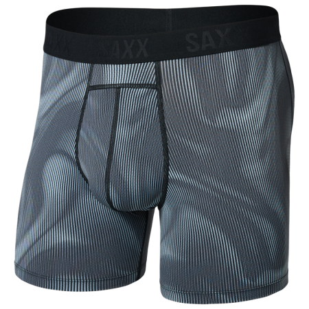 Caleçon Saxx Smooth Flex Light Compression Boxer Brf gris smoke camo-deep navy
