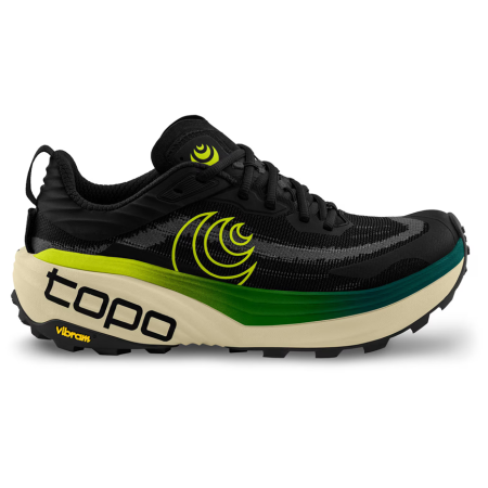 Chaussures de running hommes Topo Vista Wide noir/vert Black / Lime