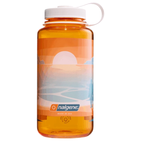 Bouteille Nalgene Wide Mouth Landscape 1000 ml orange Clementine Landscape with Sunset