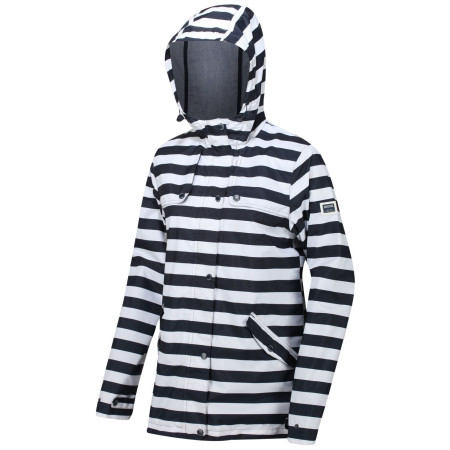 Veste femme Regatta Bertille noir / blanc NavyStripe