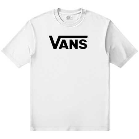 T-shirt homme Vans Classic Drop V SS Crew Tee-B blanc White/Black