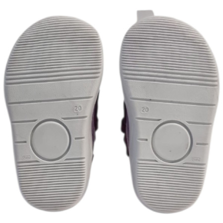 Chaussures barefoot pour enfant beBare 3485SA Purple