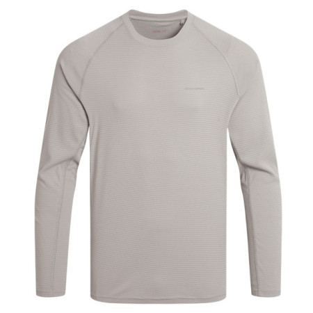 T-shirt homme Craghoppers NosiLife SolarShield+ LS T-Shirt gris clair Parchment