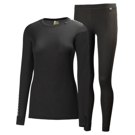 Sous-vêtements thermique femme Helly Hansen W Hh Comfort Light Set vert Black