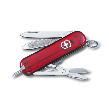 Couteau suisse Victorinox Signature Ruby rouge transparent TransRed