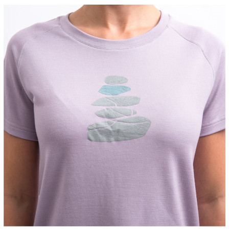 T-shirt femme Sensor Merino Blend Stone