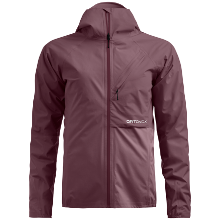 Veste imperméable pour femme Ortovox Trace 2.5L Jacket W rose Chestnut