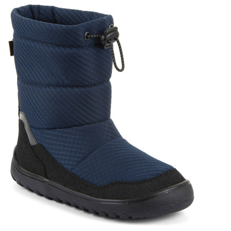 Bottes d'hiver enfant Frodo Barefoot Up Snow Tex Black/Blue noir / bleu black/blue