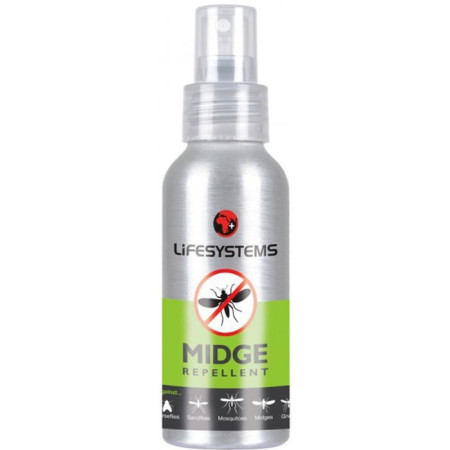 Répulsif Lifesystems Midge Repellent 100ml spray girs