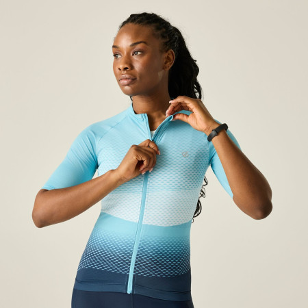 Maillot vélo femme Dare 2b Lightnint short sleeve printed jersey