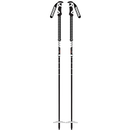 Bâtons de ski alpin K2 Lockjaw Carbon noir / blanc Black
