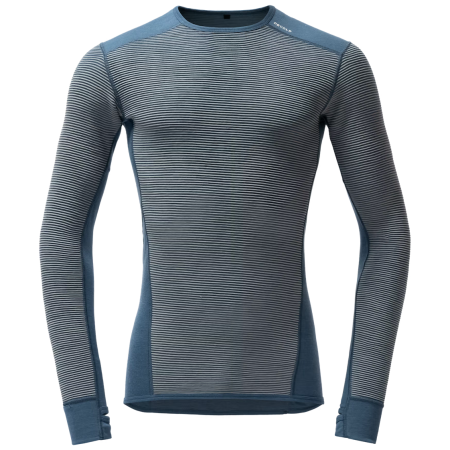 T-shirt fonctionnel homme Devold Reverso Merino Shirt Man bleu Griffin