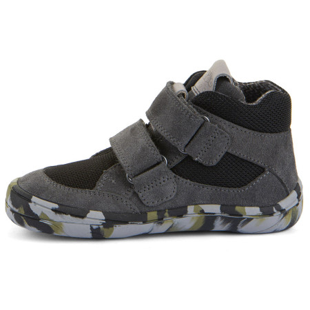 Chaussures barefoot toutes saisons pour enfant Frodo Barefoot Tex Fun Autumn Grey/Black