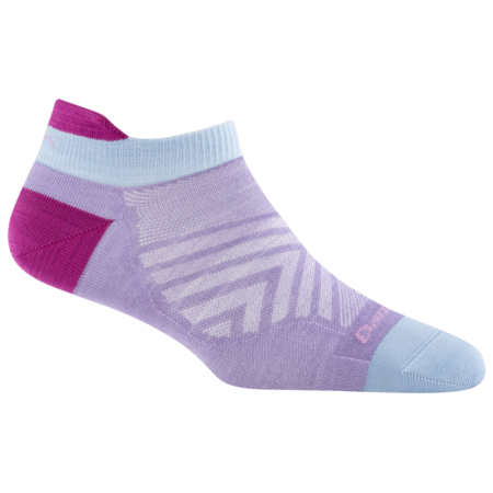 Chaussettes femme Darn Tough Run No Show Tab Ultra-Lightweight violet levander