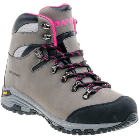 Chaussures femme Hi-Tec Sajama Mid WP Wo´S girs Gray/LightFuchsia/Black