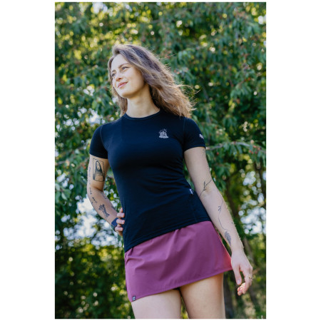 T-shirt femme Zulu Merino Fire 160 Short