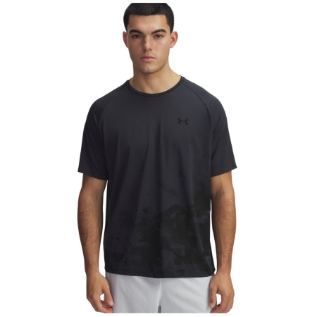T-shirt homme Under Armour M Tech Fade SS girs Anthracite / Black / Black
