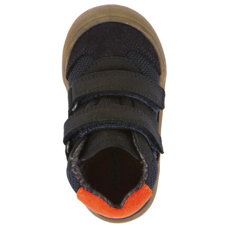 Chaussures barefoot toutes saisons pour enfant Frodo Ollie Lumi Tex Dark Blue
