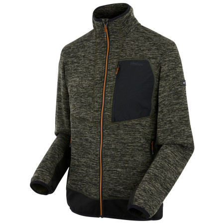 Sweat-shirt homme Regatta Baslinn vert OlivNtMl/Blk