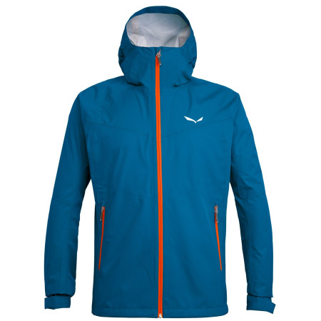 Veste homme Salewa Puez (Aqua 3) PTX M JKT bleu / orange 8361 blue sapphire/4570