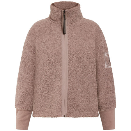 Sweat-shirt femme Didriksons Mella Wns Fz 3 rose Bark