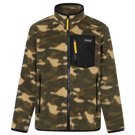 Sweat enfant Regatta Junior Frankie Warm Fleece Bark Green Camo camouflage Bark Green Camo
