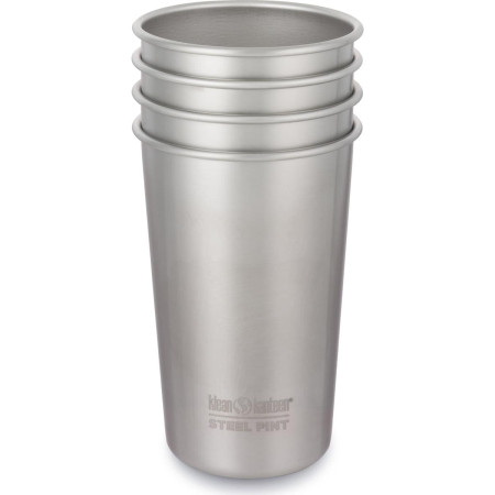 Set de gobelets en acier inoxydable Klean Kanteen Steel Pint 473 ml argenté Brushed Stainless